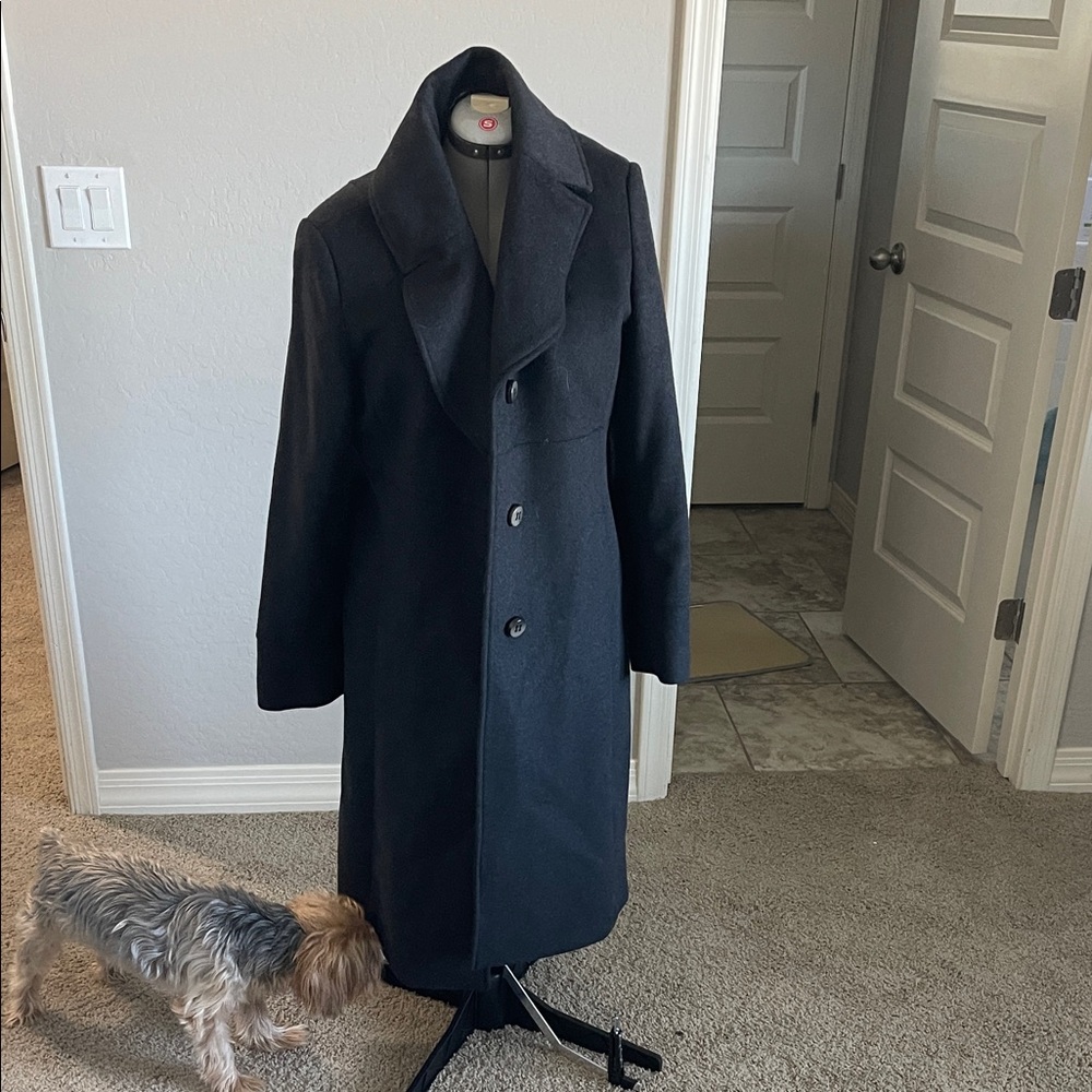 Women’s Black wool jacket.